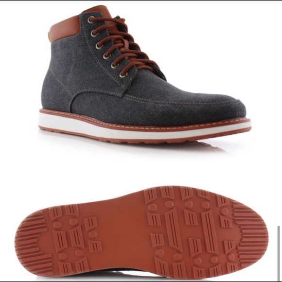 NIB Restock Men’s Black Chukka canvas Boots - Picture 6 of 6